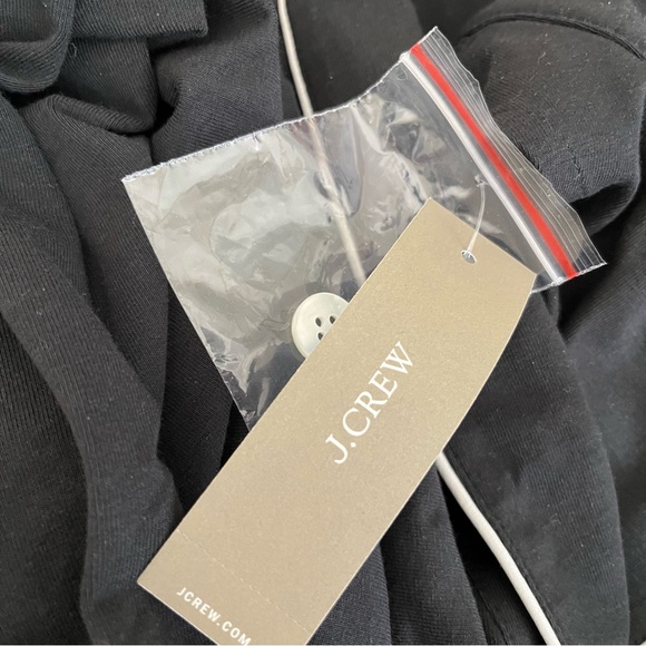 J. Crew Dreamy Cotton-Blend Pajama Top and Pant Set, Size XXL, Black White, NWT - Picture 7 of 12